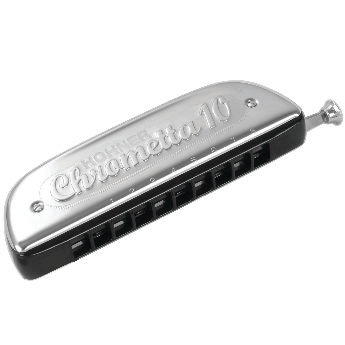 253-C Chrometta 10 Harmonica Chromatic Key of C for sale 253-C Chrometta 10 Harmonica Chromatic Key of C for sale