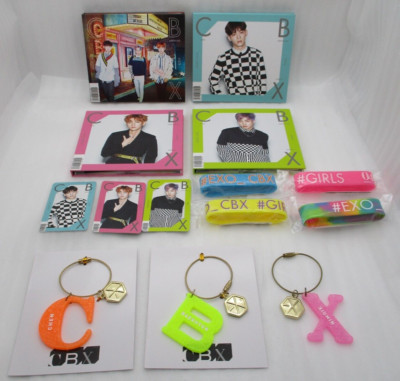 Exo-Cbx CD Mädchen 4types W / Karten & Silikon Bänder & Key Halter Exo Baekhyun