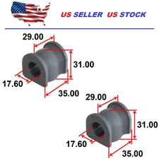 Rear Sway Stabilizer Bar Bushing Pair Set for Honda CRV 2002 - 2004 OE Quality