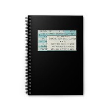 Eric Clapton Ruled Line Spiral Notebook