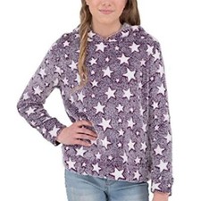Boston Traders Youth Girls Fleece Pullover Plum