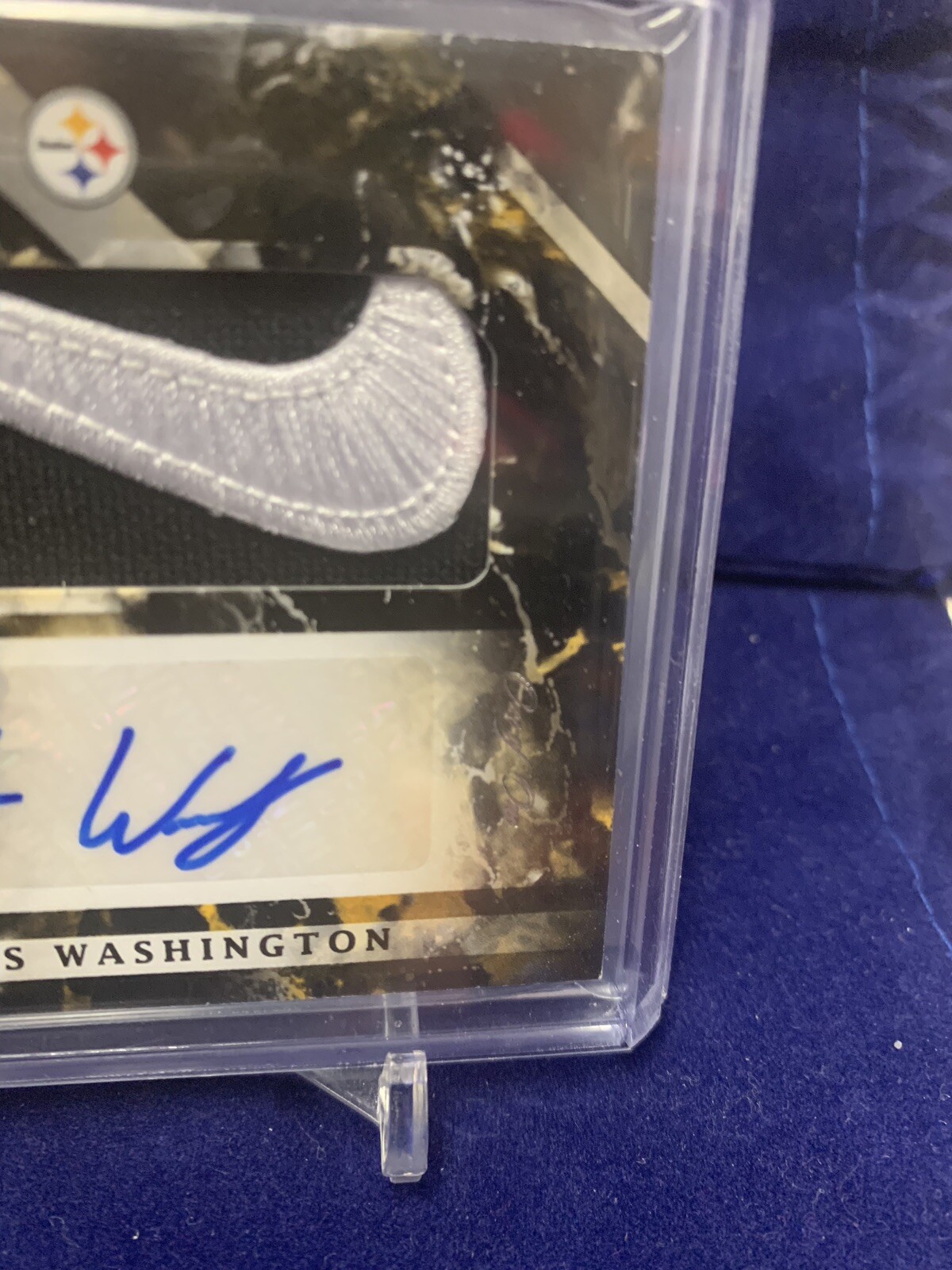 2018 James Washington Origins Auto Patch RC TRUE 1/1 Nike Swoosh Auto