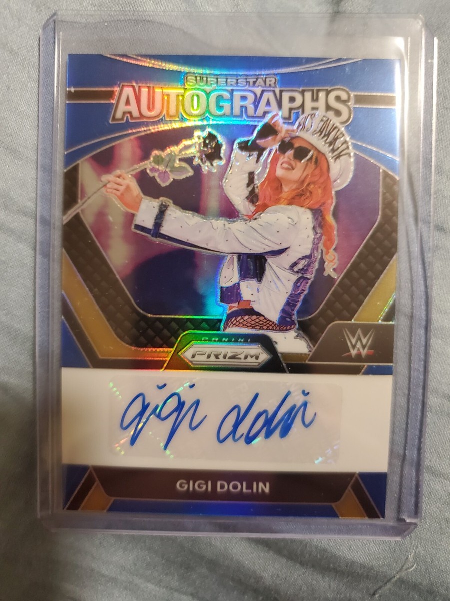 2024 Panini Prizm WWE Gigi Dolin #SA-GGD Superstar Autographs #/49