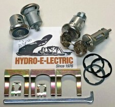 New 1966-1967 Impala Caprice Ignition Door Trunk Lock Set- 1 Key System