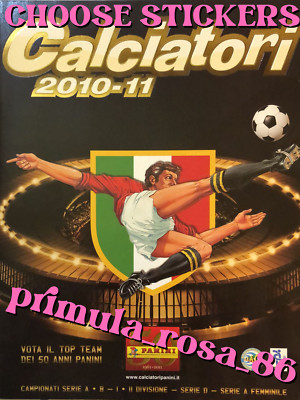 PANINI CHOOSE MISSING FIGURES FOOTBALLERS 2010-11 MANCOLISTA 241 - 480