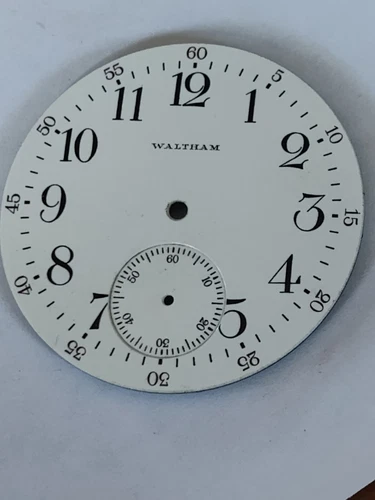 WALTHAM 12 SIZE PORCELAIN DIAL OF-HC NICE CONDITION  --BB-1548