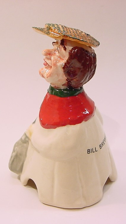 Vintage English Widecombe Pottery Figural Pie Bird Vent/Funnel * Bill Brewer