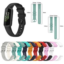 For Fitbit inspire3 Watch Strap Replacement TPE Soft Wristband Bracelet S/L