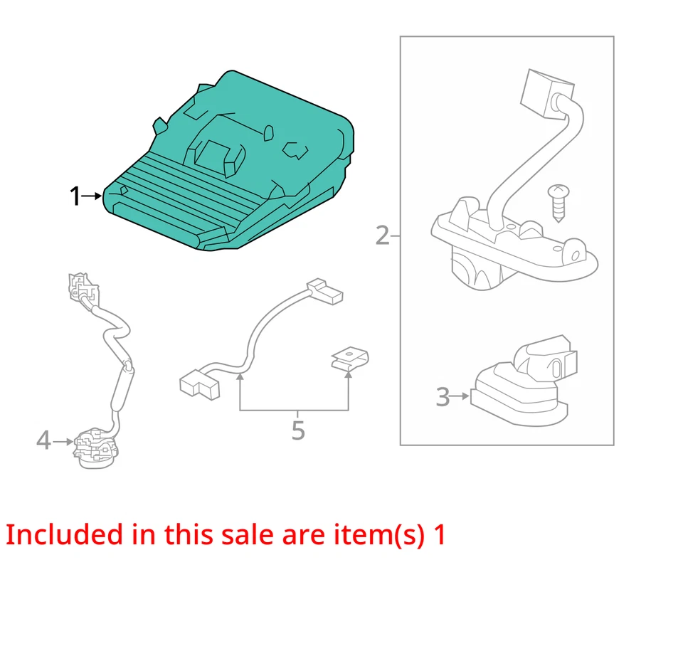 Used Park Assist Camera fits: 2019 Acura Tlx camera windshield mounted 3.5 Grade Foto 3 de 4