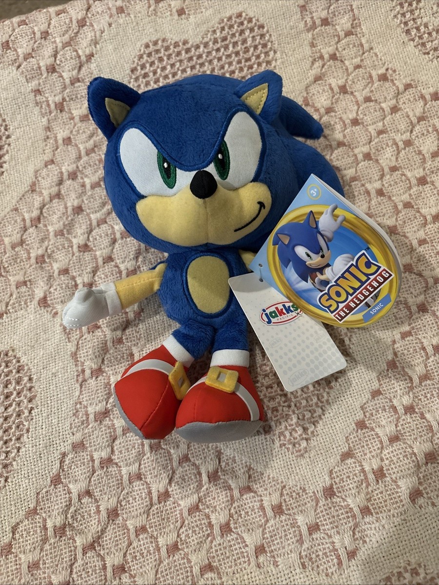 Sonic The Hedgehog 35th Anniversary 9” Plush NEW 2026 Jakks