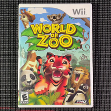 THQ World of Zoo Nintendo Wii E 2009 Simulation Manual Not Included NTSC-U/C
