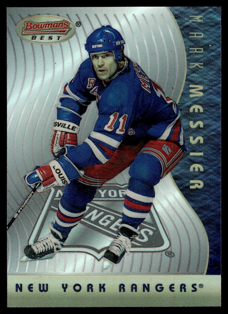 1995-96 Bowman's Best Refractors Mark Messier New York Rangers #BB6