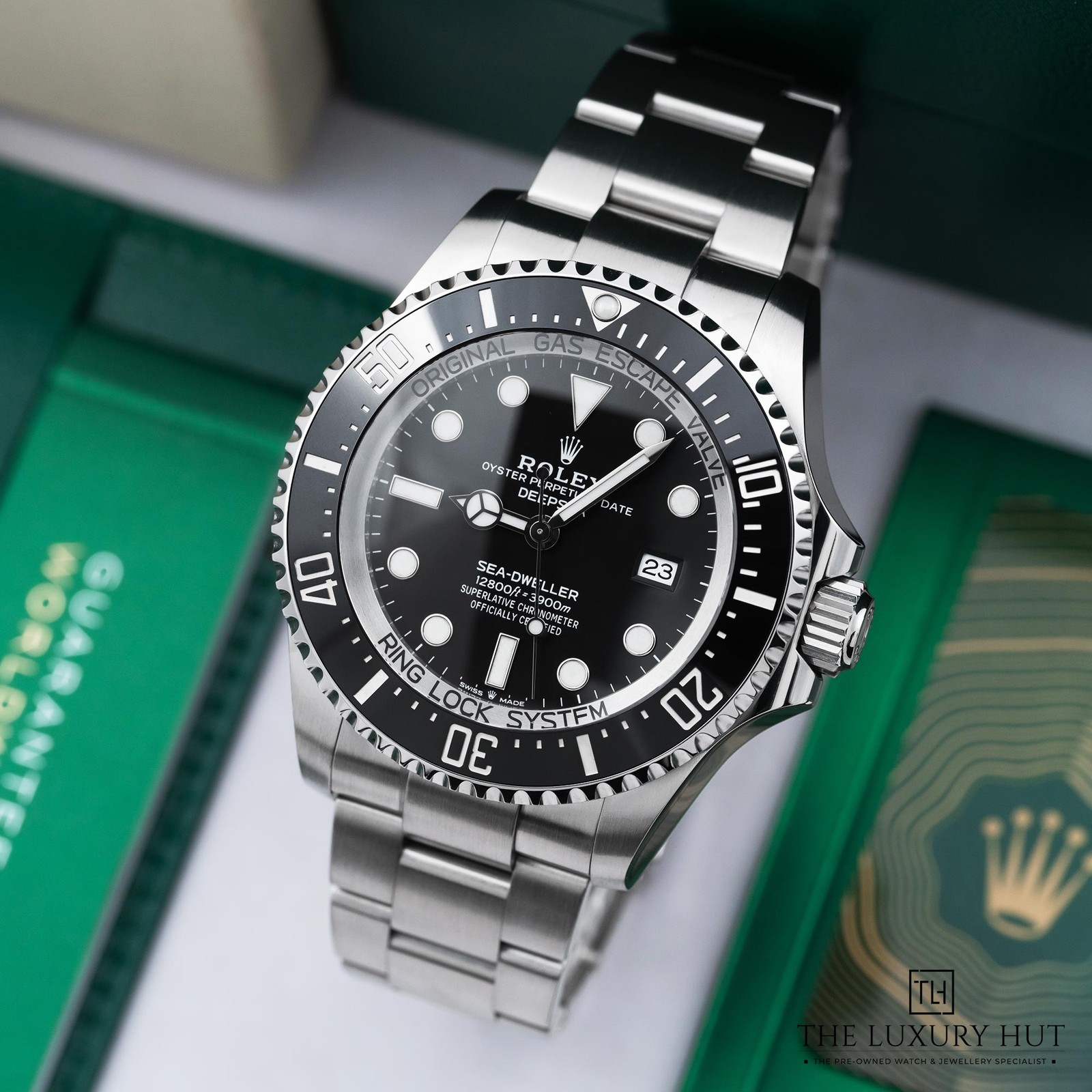 Rolex Sea-Dweller Deepsea 126660 - 2022, Full Set Stainless Steel 44mm Black ...