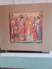 GIORGIO SCARPATI bozzetto su cartone "La Natività"