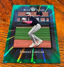 2025 Panini Donruss - Jordan Lawlar #3 Elite Series Green Laser Insert