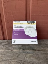 2-Pack 10-Year 3-in-1 Smoke Fire  Carbon Monoxide Detector w/Voice Alarm