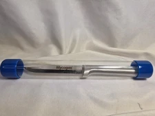 New Rada Paring Knife Stainless Steel Mycogen Seeds Co 7"×1.5" USA W/Case Collec