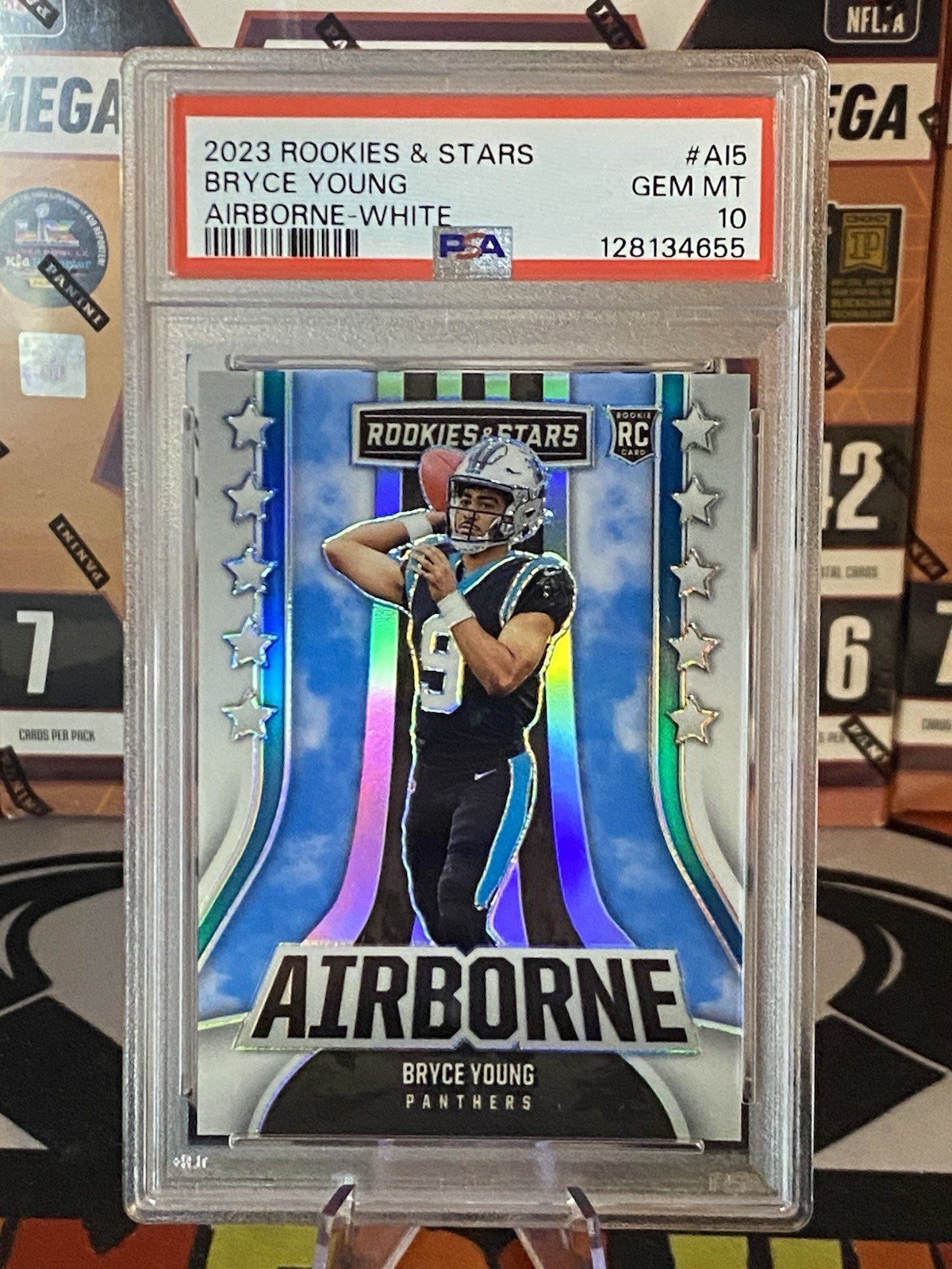 Bryce Young Panini Rookies & Stars Airborne #AI5 White