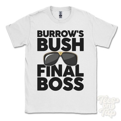 BURROW'S BUSH FINAL BOSS T-SHIRT lustig Weihnachtsgeschenk Wellingborough