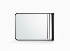 35"x25" Home Bathroom Wall Mirror Frame Rectangular Anti-Rust Vanity Mirror