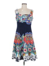 Nine West Women Blue Cocktail Dress 8