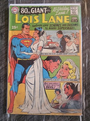 Superman's Girlfriend Lois Lane #86 80 Page Giant Silver Age DC Comics 1968 VG