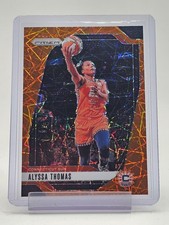 ALYSSA THOMAS 2024-25 PANINI PRIZM WNBA ORANGE LAZER #44 CONNECTICUT Q6382