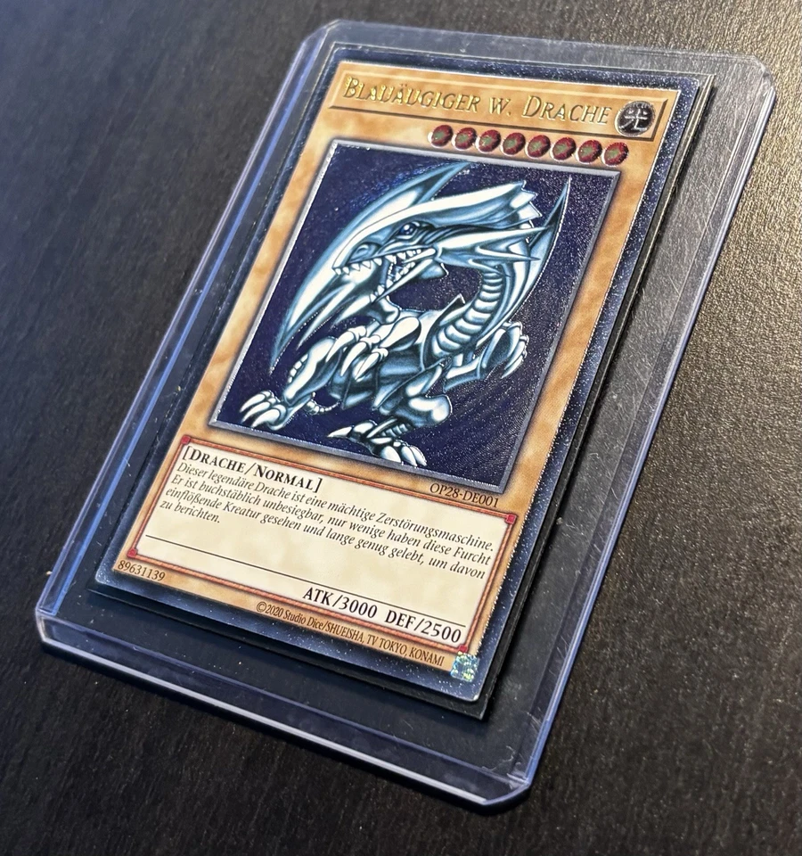 Yu-Gi-Oh! Blauäugiger W. Drache Ultimate Rare OP28 Near Mint - Bild 2 von 4