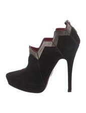 CESARE PACIOTTI Black Suede Platform Pumps Size 6 IT 36 Good Condition