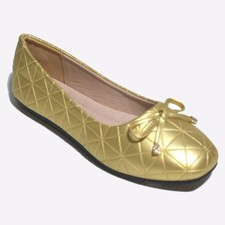 Reveal Layne Womens Smart Casual Slip On Designer Dress Shoes Gold