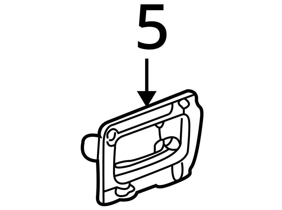 ADEQUADO PARA 2000-2002 SATURN L100 L200 ALÇA ASM, FRT S/D I/S, MD 22674213 - NOVO FABRICANTE DE EQUIPAMENTO ORIGINAL - Imagem 4 de 4