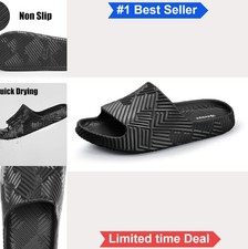 EVA Slides for Women Men Shower Shoes Non Slip House Slippers Beach Sandals