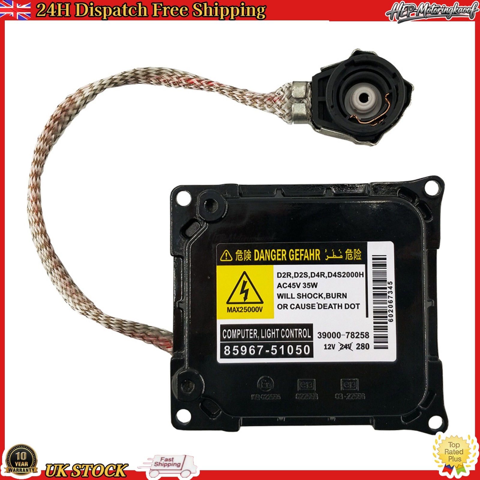 Ballast + Igniter For Denso D4S/D4R Toyota Lexus DDLT003 KDLT003 Xenon Headlight