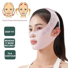 Chin Cheek Slimming Bandage V Shaper V Line Lifting Mask Face Lifting Anti...