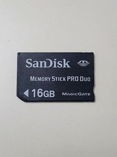 OEM 16GB Sandisk Memory Stick PRO Duo PSP1000 2000 3000 - Excellent