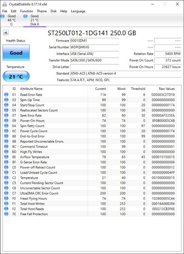250GB SATA 2.5" 2.5 INCH 7MM SLIM HARD DRIVE HDD WORKING NO BADS - Picture 4 of 5