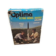 Estes Optima Flying Model Rocket #2035 Skill Level 3 Kit Vintage New Sealed