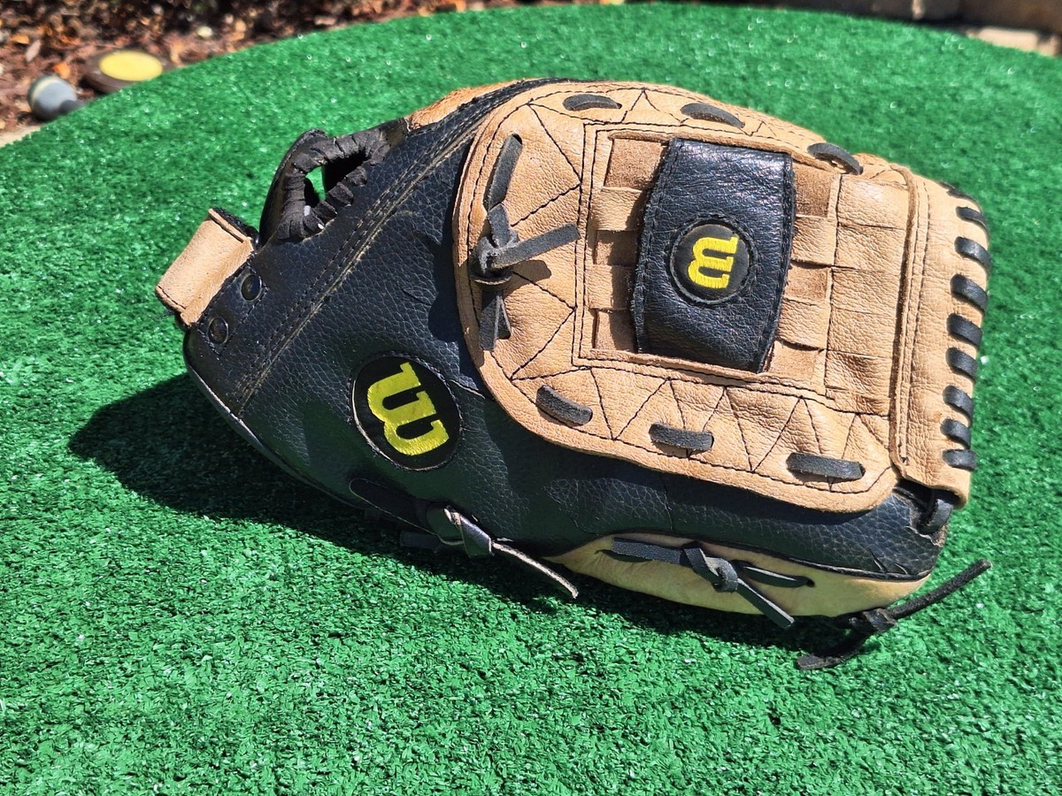 Wilson A360 13” SlowPitch Softball Glove Tan/Black Leather | eBay