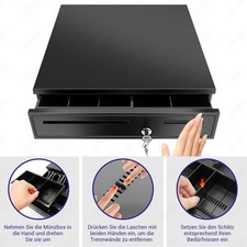 Kassenschublade Kassenlade mit manueller Öffnung Geldschublade mechanisch RJ11