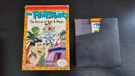 The Flintstones: Rescue Dino & Hoppy NES Box and Cart No Manual Tested Working