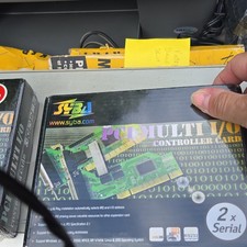 Syba PCI Non-RAID Controller Card, 2-Port Serial RS-232 Multi I/O NEW in box