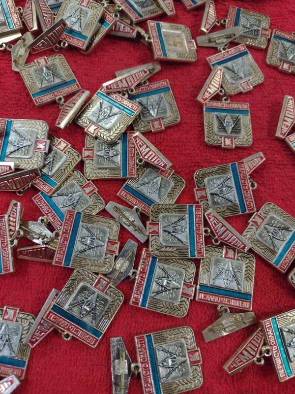  USSR SOVIET PIN BADGE. Russia Lot Of 60 Very Rare Look At Pictures 