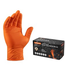 ANBOSON 10 Mil Heavy Duty Diamond Texture Nitrile Gloves, Medium, 100 Ct | 10...