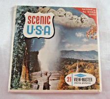 Vintage View-Master Scenic USA - 3 Reel Set Pamphlet A 996