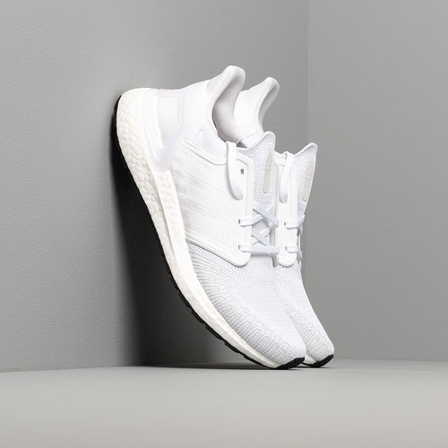 HERREN ADIDAS ULTRABOOST 20 RUNNING FITNESSSCHUHE - UK 8 & 11 - TRIPLE WHITE - EF1042. - Bild 2 von 5