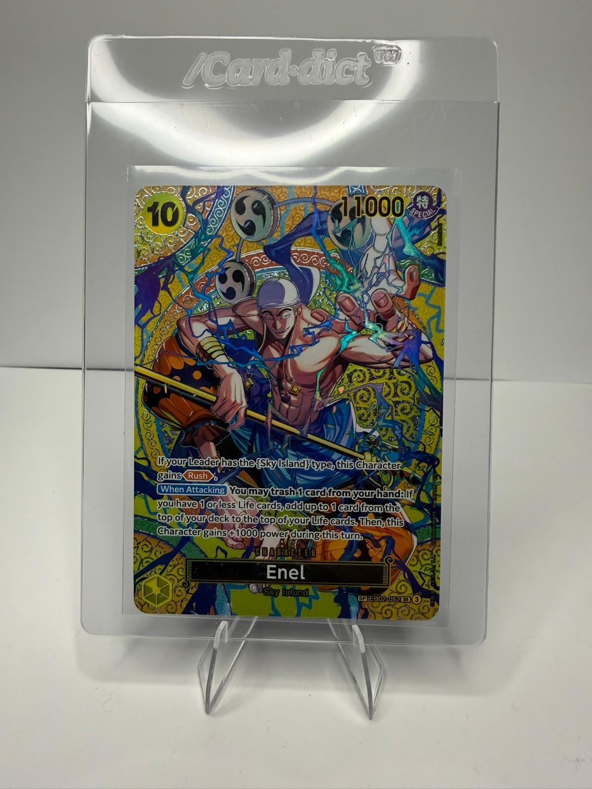 Enel (SP) EB02-052 Super Rare Adventure on Kami's Island One Piece Foil NM