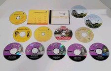 14 Japanese Loose Language PC CD-ROM Audio CDs - Rosetta Stone, Instant Immers