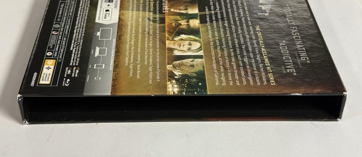 True Detective: Season 2 (Blu-ray, 2015) No Digital Code