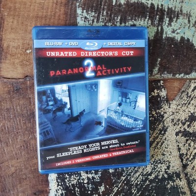 Paranormal Activity 2 Blu-ray DVD 2011 Unrated Directors Cut Excellent Scary