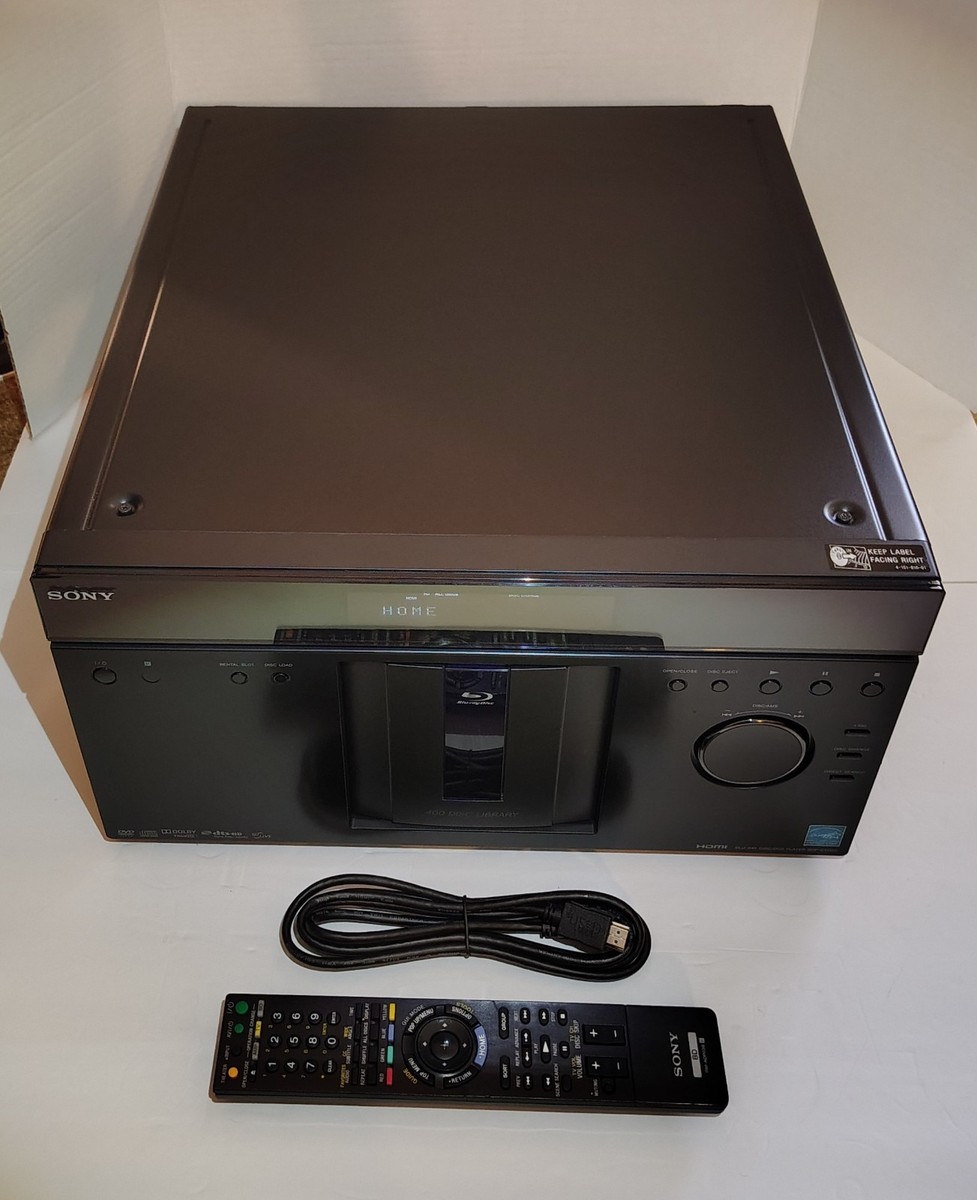 AS IS Sony BDP-CX960 Mega Changer 400-Blu-ray/DVD/CD Player with